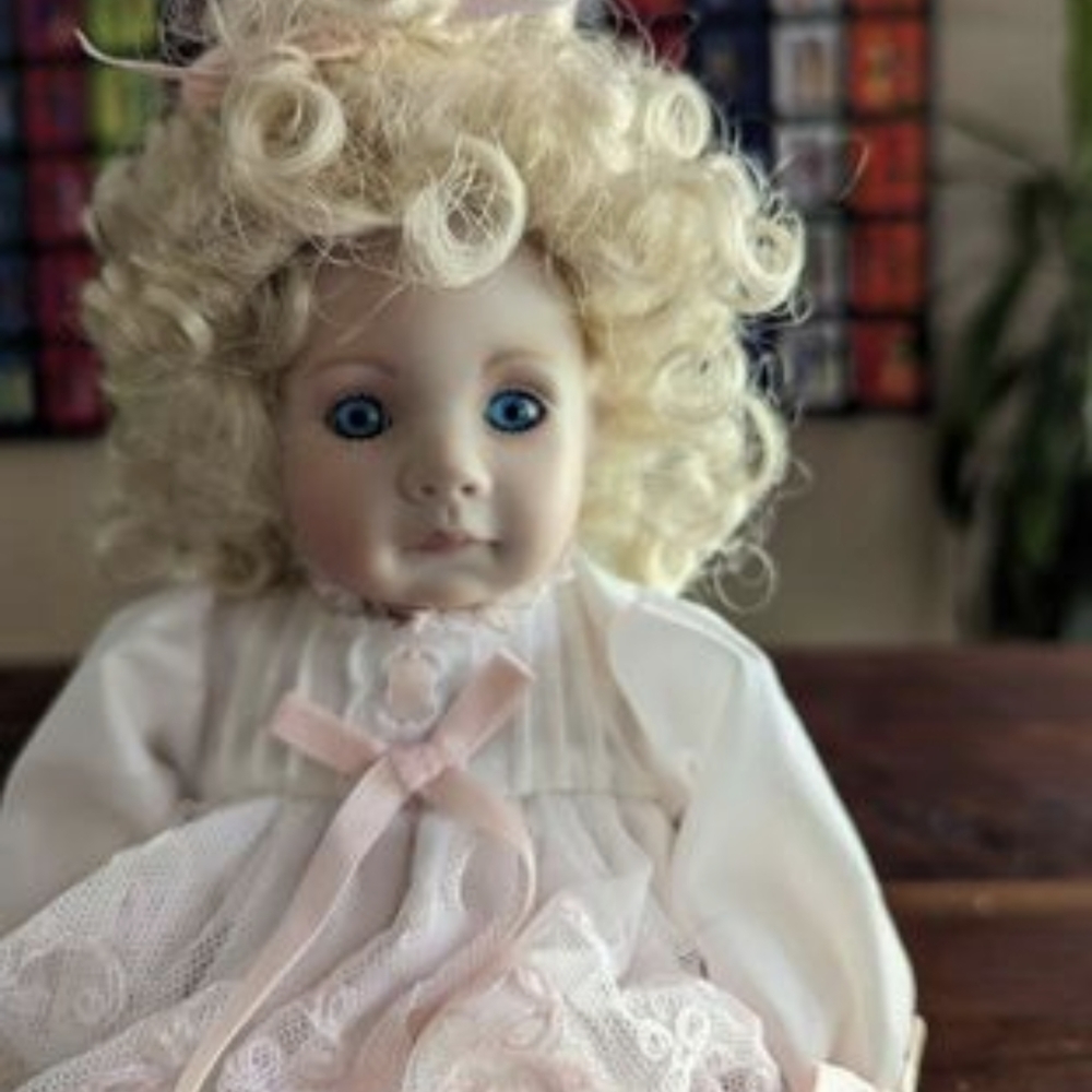 The Collectibles "Little Dumpling" Porcelain Doll by Phyllis Parkins - Picture 3 of 8